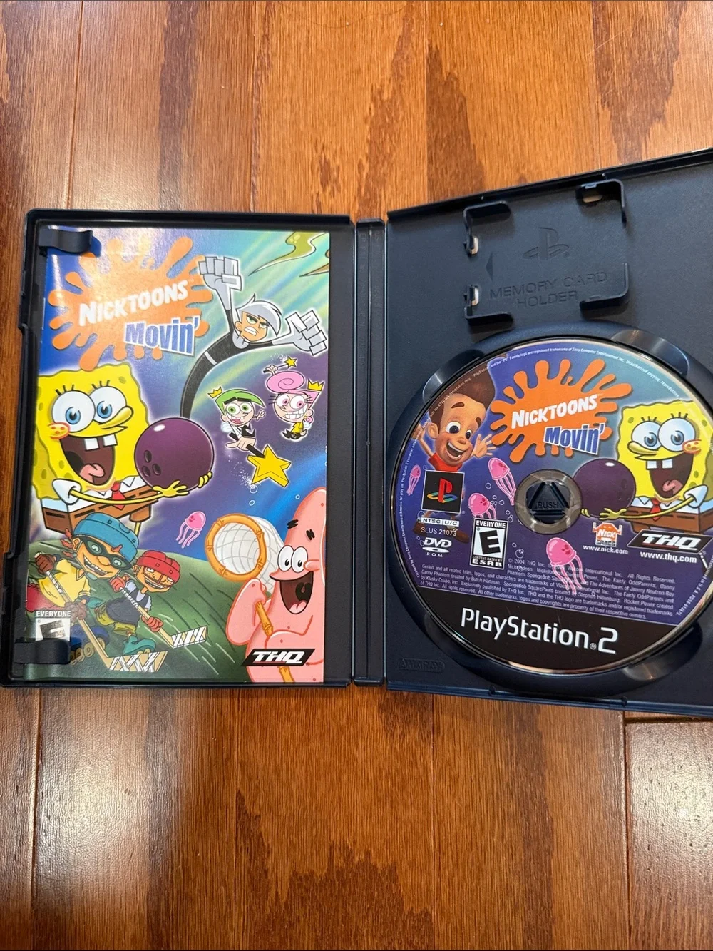 Nicktoons Movin’ PS2 PlayStation 2 EyeToy Game Complete 2004